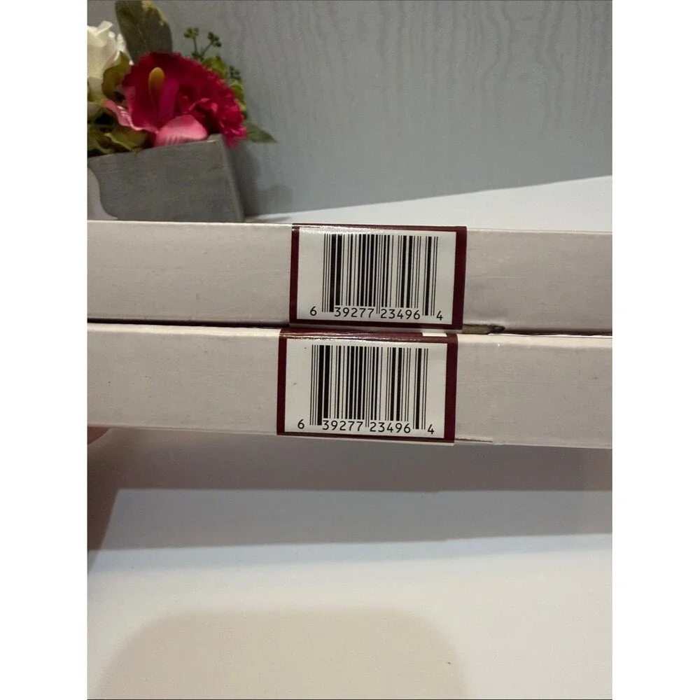 NEW Luminessence Taper Candles 10” Unscented Red 1708 Two Boxes of Two Candles
